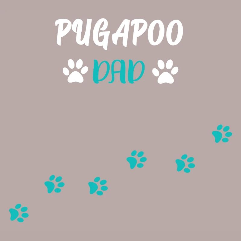 Pugapoo Dad - Pudel Mops Mix