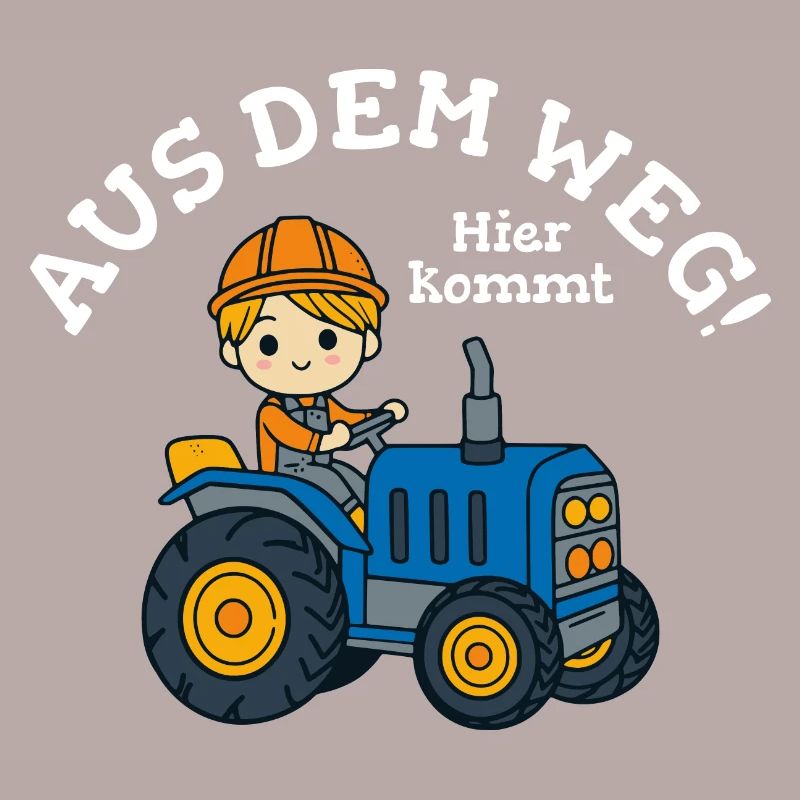 Traktor Junge Kinder Name Vorlage