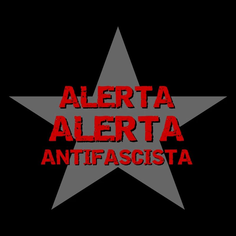 ALERTA ALERTA ANTIFA mostly backprint backprint