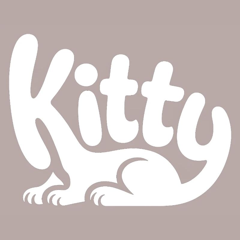 Kitty - Conception de chat de compagnie mignon