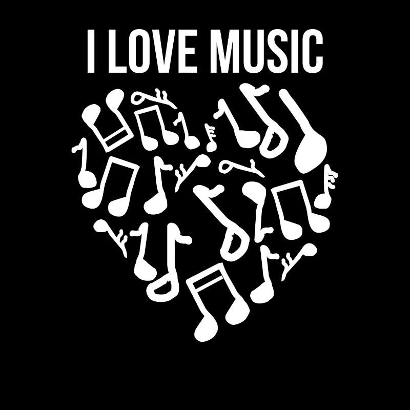 Musik Liebe Musiknoten Geschenk Geschenkidee Gift