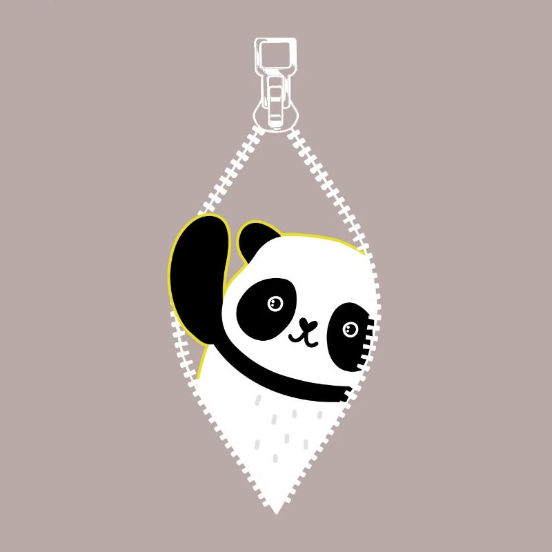 Panda de la fermeture éclair