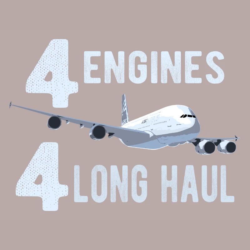 A380 4 Triebwerke - Geschenk Pilot