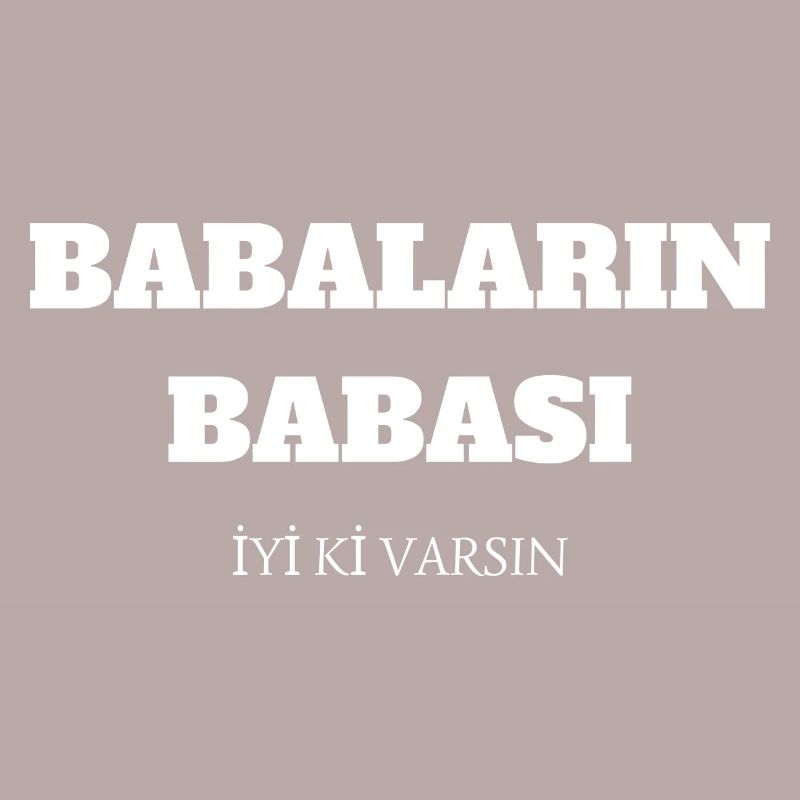 Baba Hediyelik Babalar Günü Hediyesi Geschenkidee