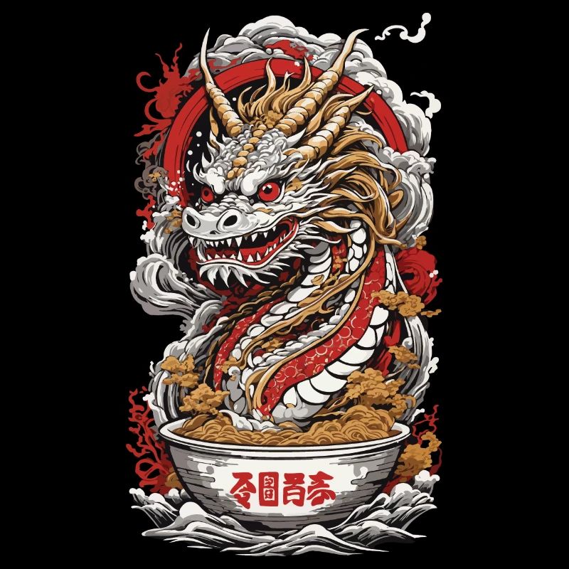 Drachen Ramen Japans Geschmack & Kunst