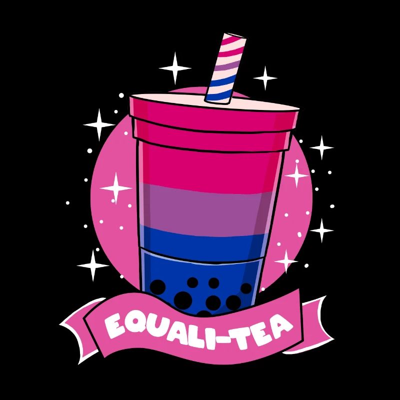 Bisexual Pride Bubble Tea Bisexual Gift