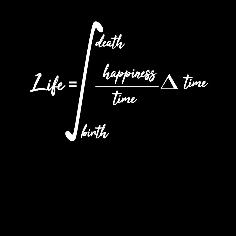 Cadeau de professeur mathématicien formule de vie math