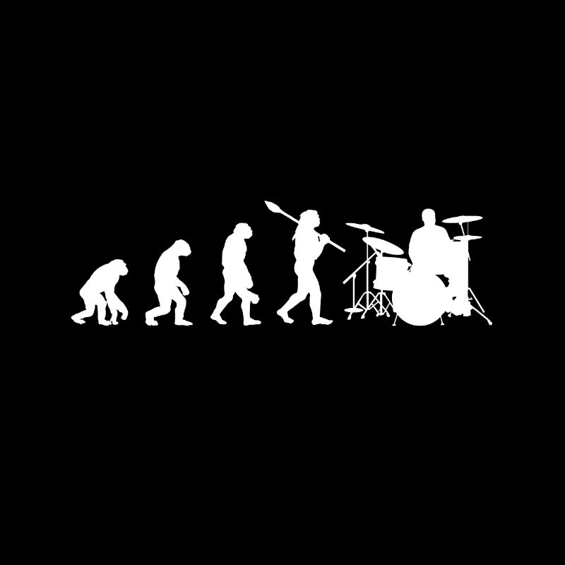 Schlagzeug Schlagzeuger Evolution