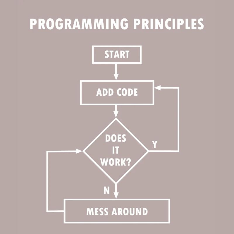 Principes de programmation nerd informatique