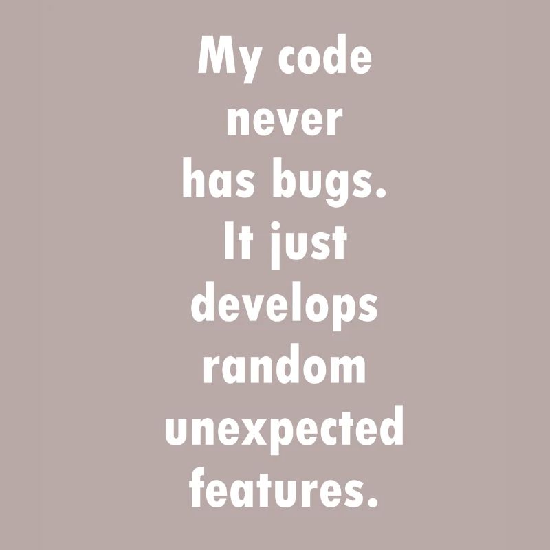 Code de programmeur bugs nerd informatique