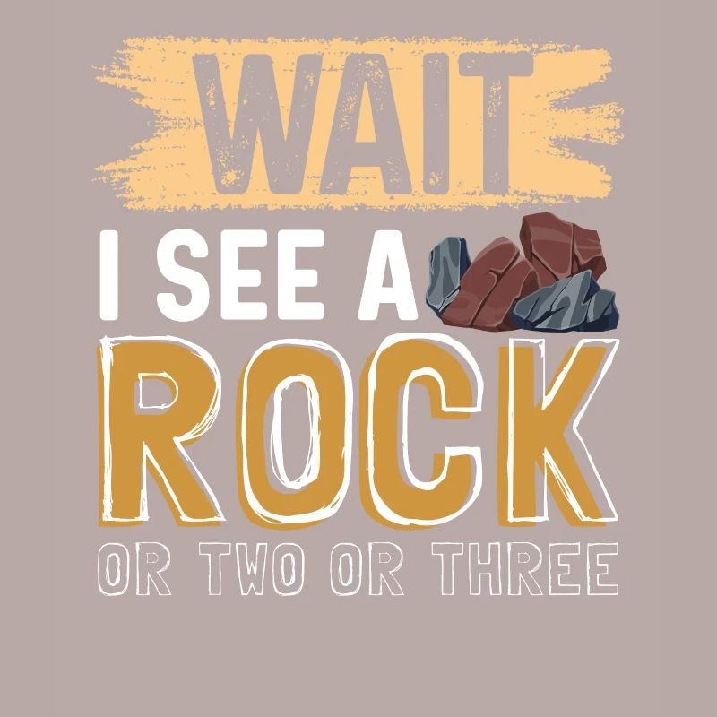 Warte, ich sehe einen Stein oder zwei oder drei