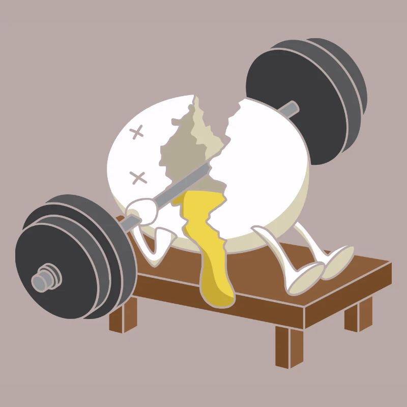 Zerquetschte Eier heben Workout