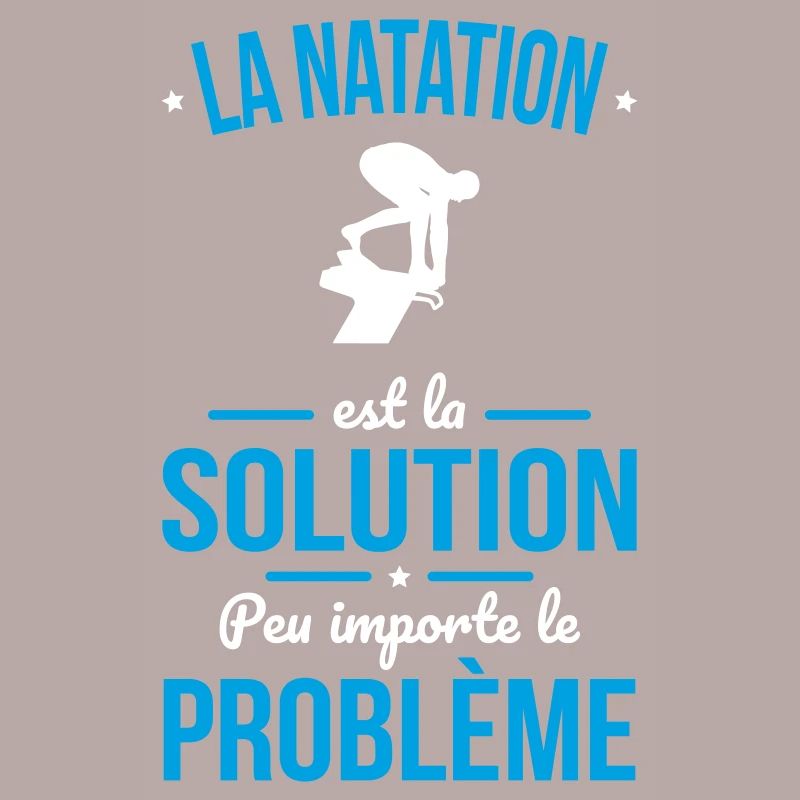 Natation est la solution peu importe le problème