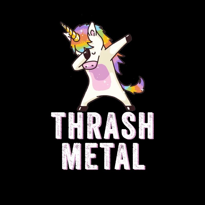 Thrash Metal Dabbing Einhorn