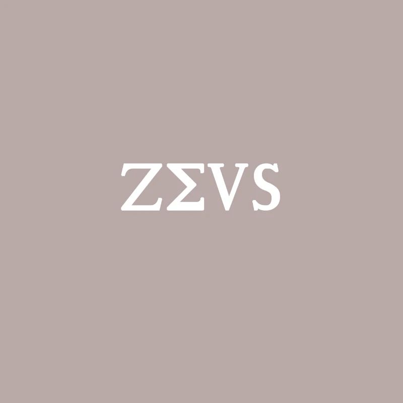 Zeus Design white in Greek script