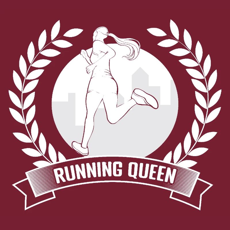 Marathon Runner Running Queen Running Gift
