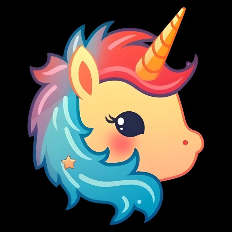 Licorne mignonne | Conception de licorne | Illustration