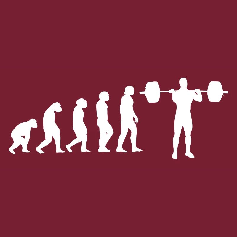 Evolution Gewichtheber