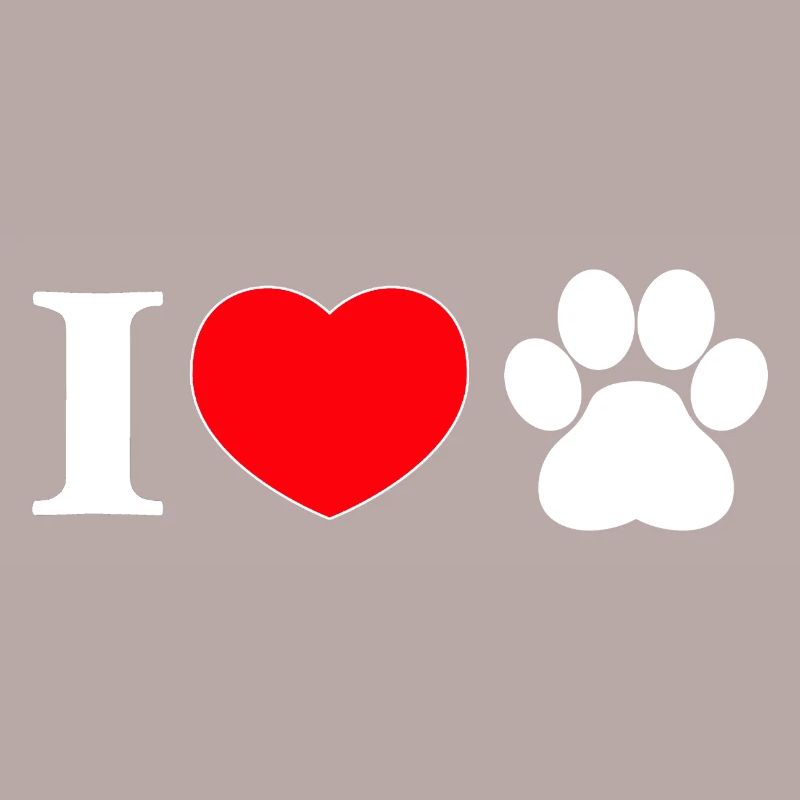 « J’aime » avec empreinte de patte