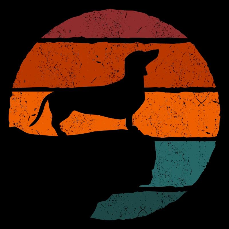 Vintage Dackel Geschenkidee