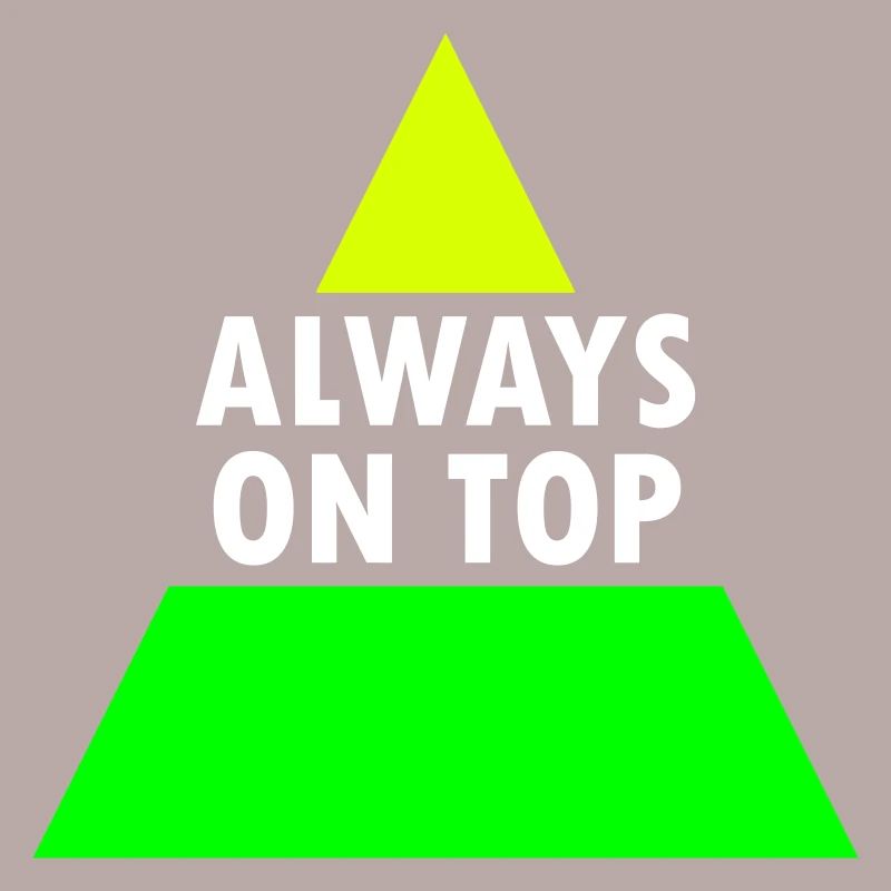 Always on top (split triangle)