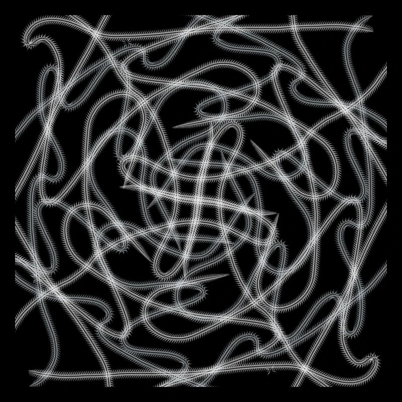 Design abstrait noir et blanc