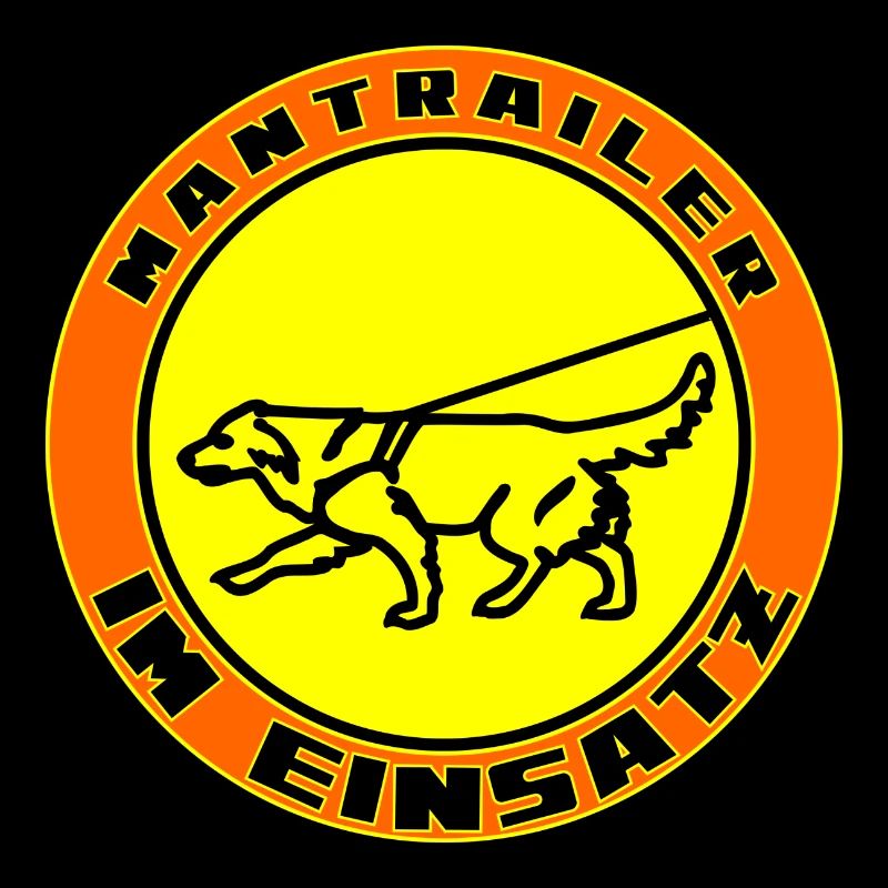 Mantrailer im Einsatz Retriever blond