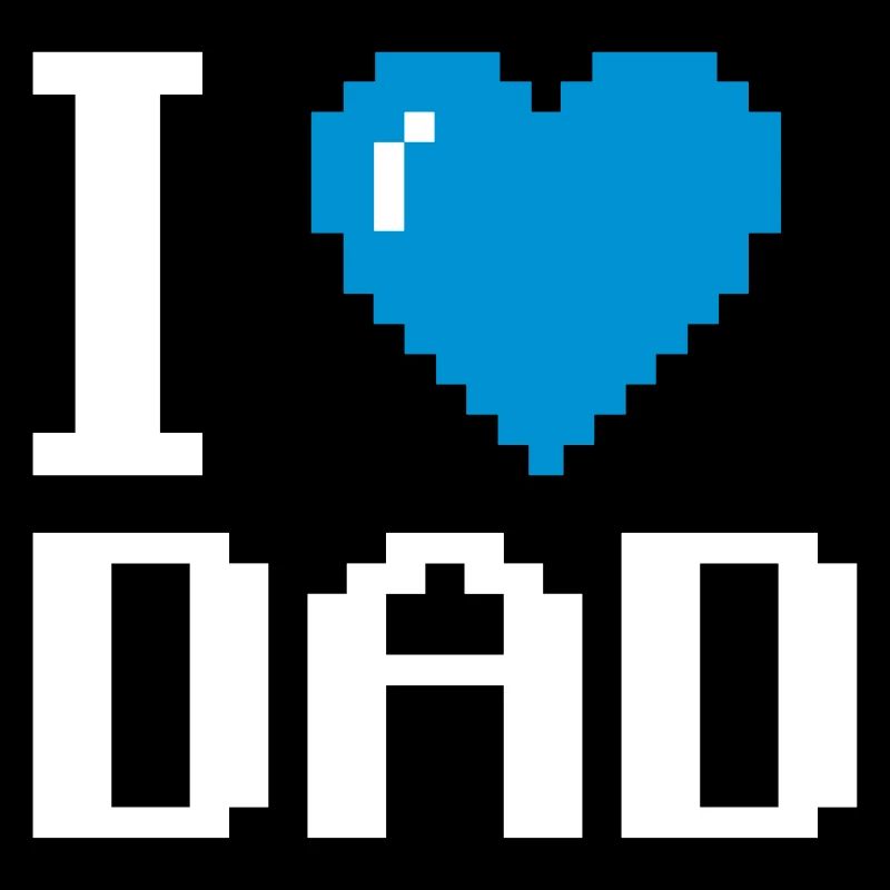 J'aime mon papa pixels pères