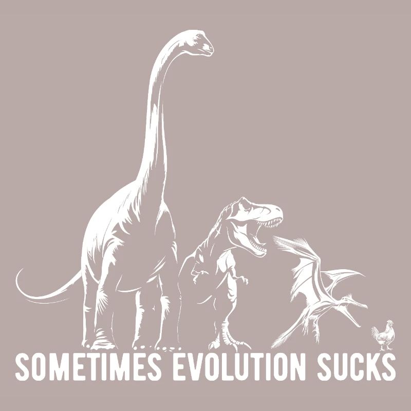 Parfois, l’évolution craint - Dinosaure - Poulet
