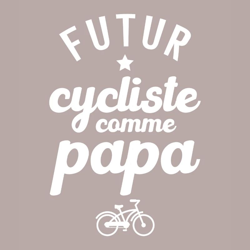 Futur cycliste comme papa