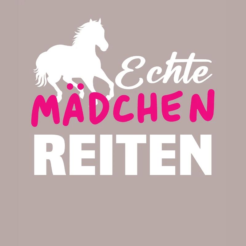 Echte mädchen reiten