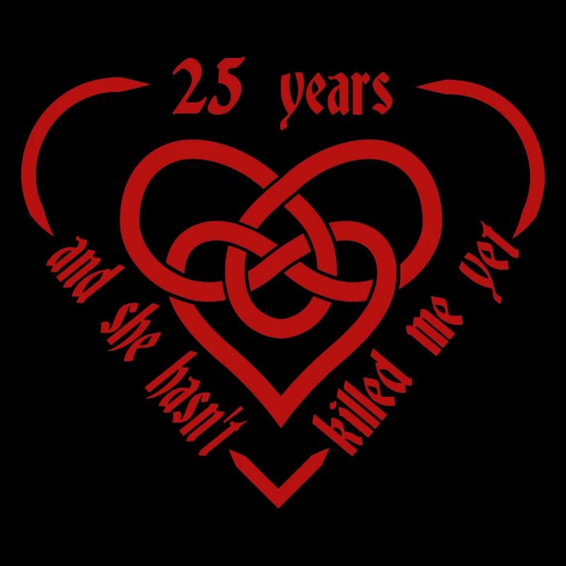 Silver Wedding 25th Anniversary Men Gift Idea