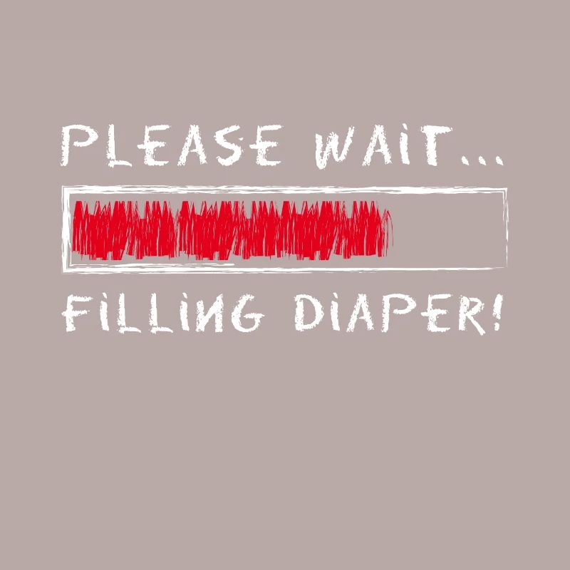 Please Wait Filling Diaper Loading