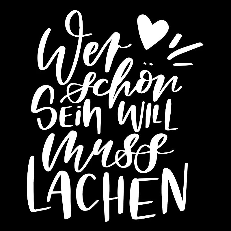 Wer schön sein will, muss lachen