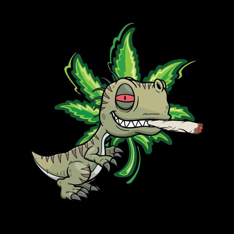 cool drôle cannabis thc stoner dino
