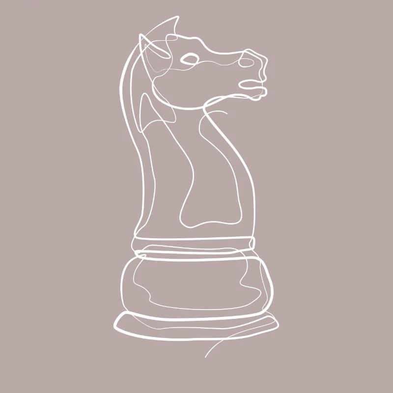 Schach Schachfigur Springer