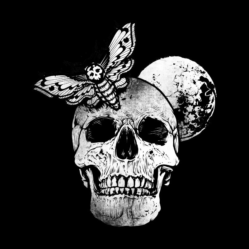 Skull Skull Skull Skirt Gothic