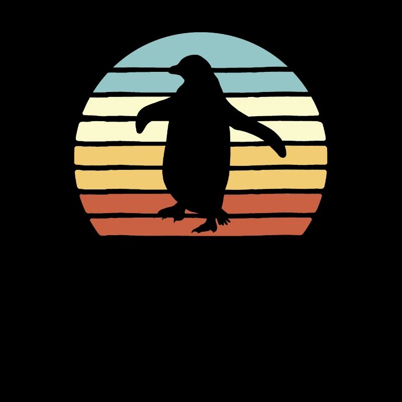 Retro Pinguin Spruch Pinguine
