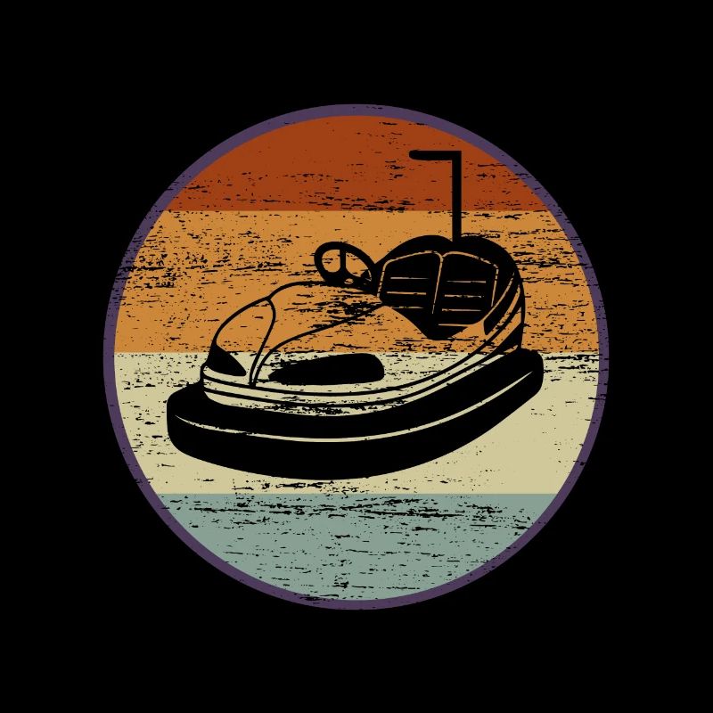 Bumper car retro fun fair 90's gift