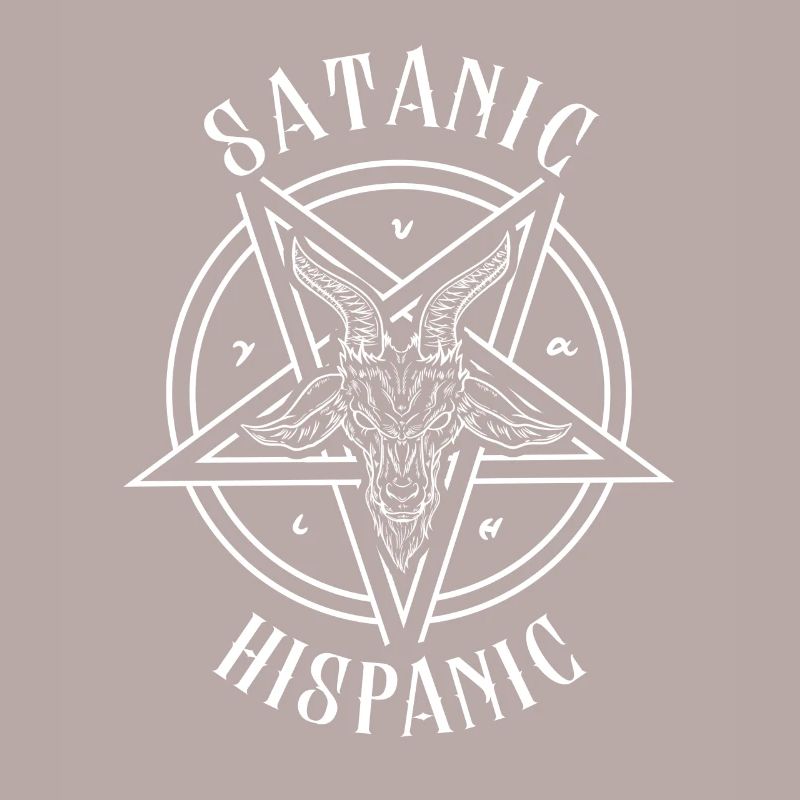 Satanic Hispanic - Baphomet Goat Head Occult