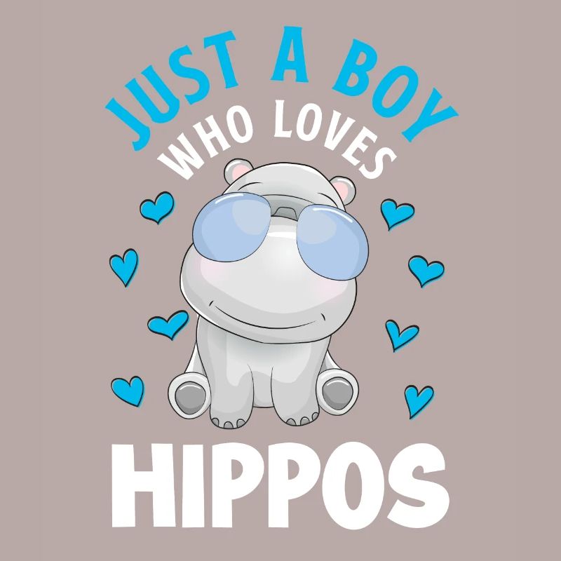 Funny hippo hippo lover gift idea