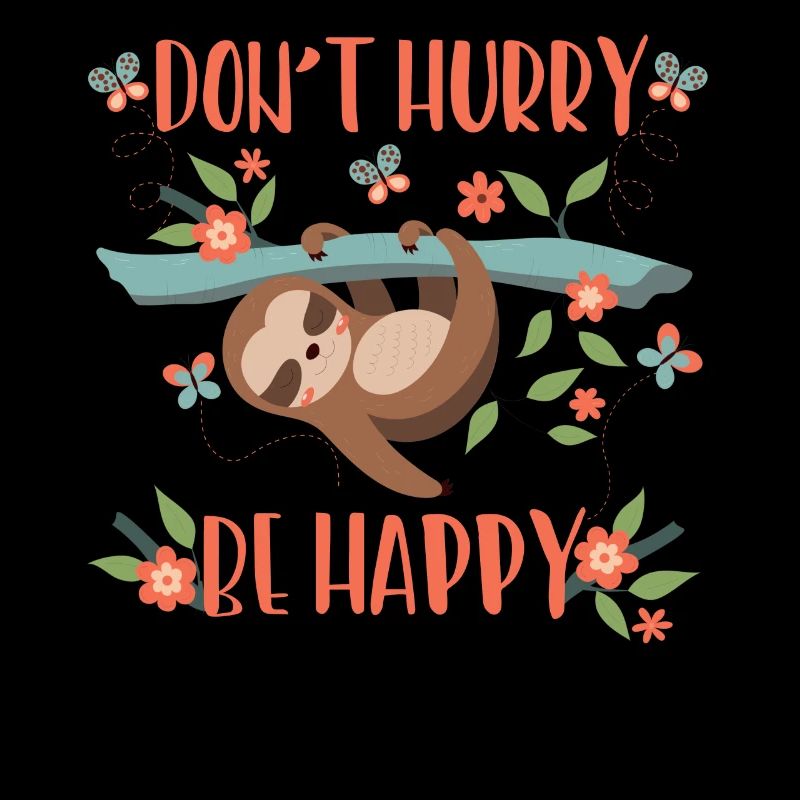 Funny sloth Lazy sloth