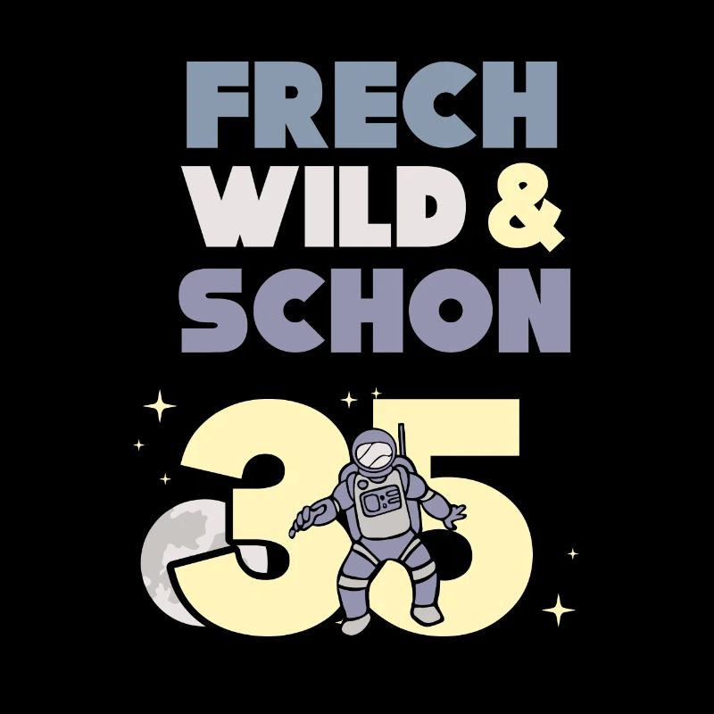 Geschenk 35 Jahre Geburtstag Mann Astronaut
