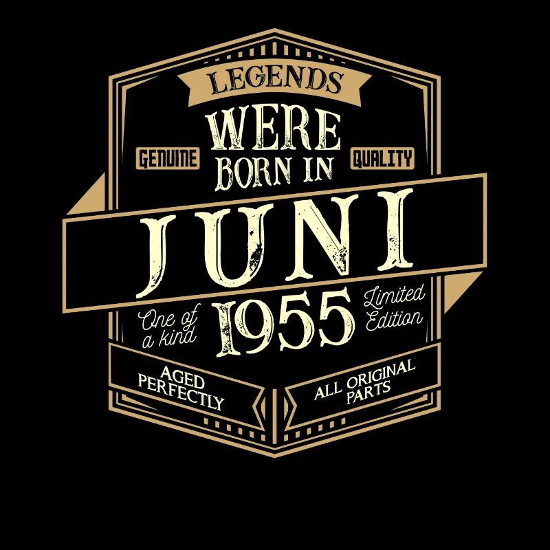 Juni 1955 Geburtstag Mann