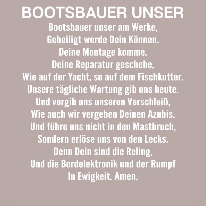 Bootsbauer Bootsbau Schiffbauer Schiffbau Boote