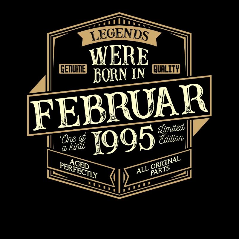 Februar 1995 Geburtstag Mann