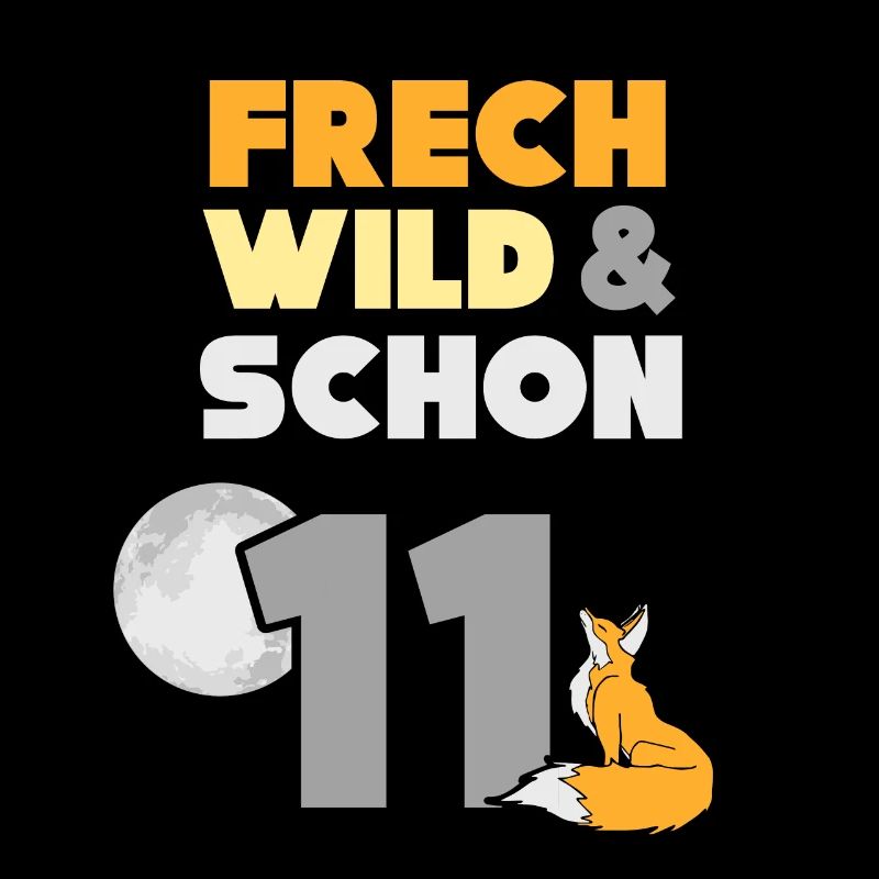 11 Jahre Geburtstag Junge Mädchen Fuchs