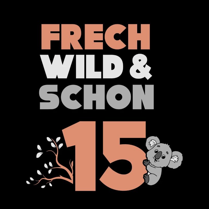 15 Jahre Geburtstag Junge Mädchen Koala