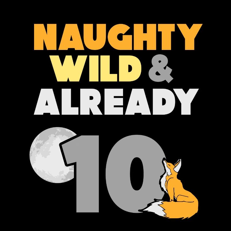 10 Jahre Geburtstag Junge Mädchen Fuchs