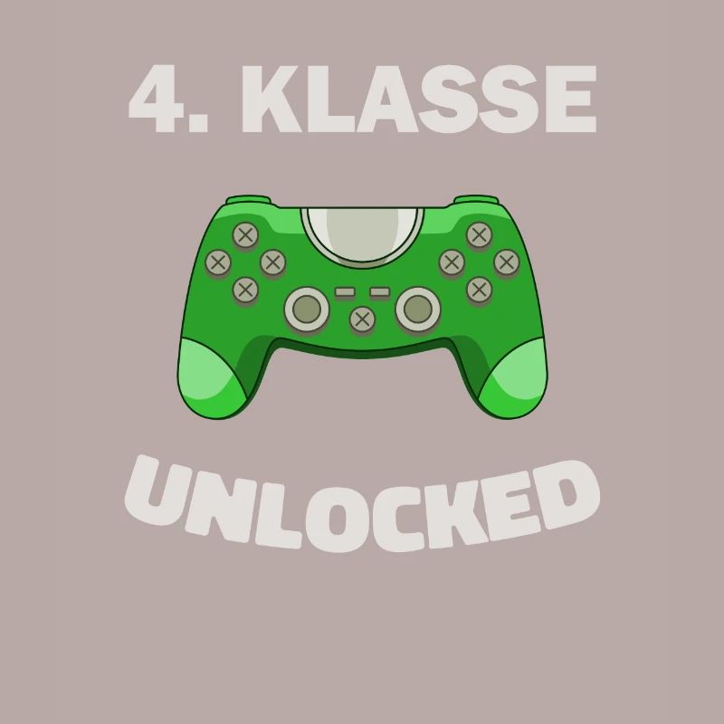 4. Klasse Gamer Deko Zocker Schule Kinder Geschenk